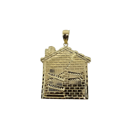 10K Pendentif Homme en or jaune Maison piege ASK-1098