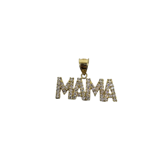 10K Pendentif Homme en or jaune Mama ASK-1144
