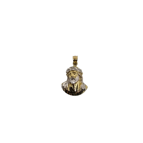 10K Or Jaune Jesus Pendentif ASK-1052