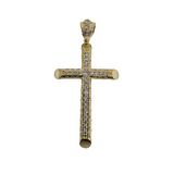 10K OR Pendentif Croix CAL-076