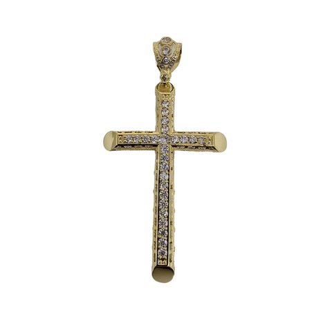 10K OR Pendentif Croix CAL-076