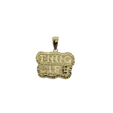 10K Pendentif Homme en or jaune Thug Life ASK-1132