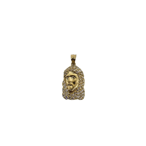 10K Or Jaune Jesus Pendentif ASK-1053