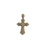10K Pendentif Homme en or jaune Croix ASK-1085