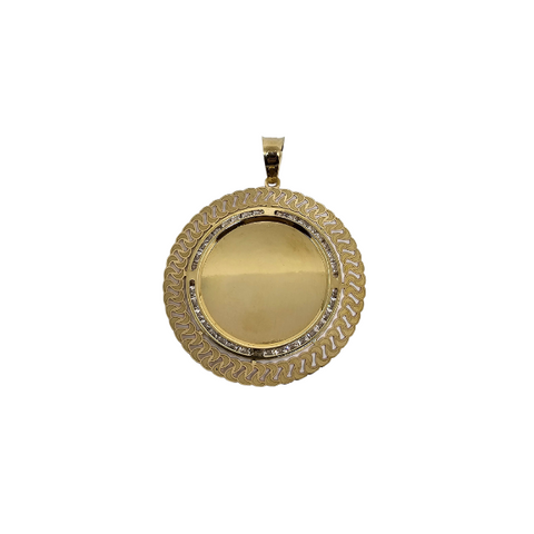 10K Pendentif Homme en or jaune Medaillon  ASK-1100