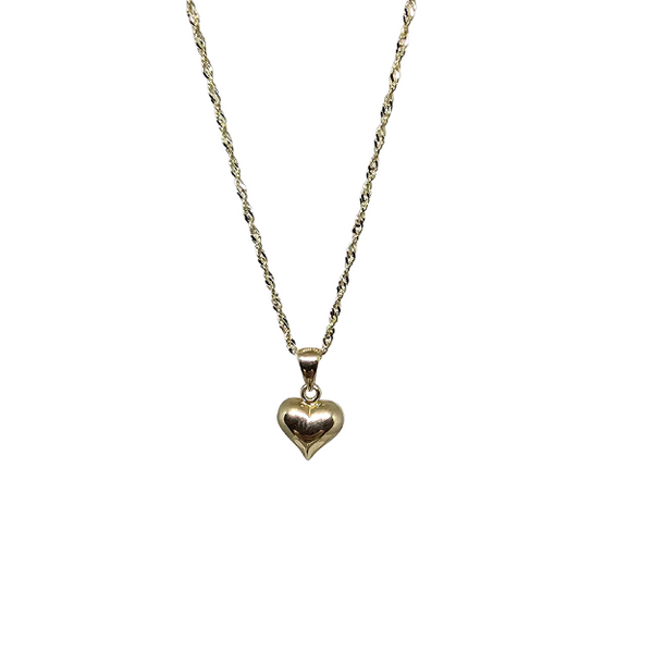 Lot De 10 Chaînes Rallonge Cœur Doré 65x3mm - Parfait Pour La Création De Bijoux