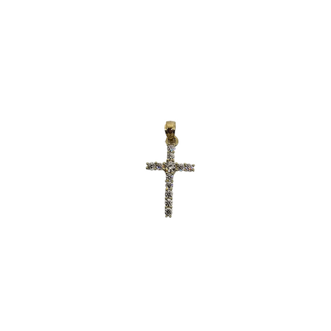 10K OR Pendentif Croix CAL-093