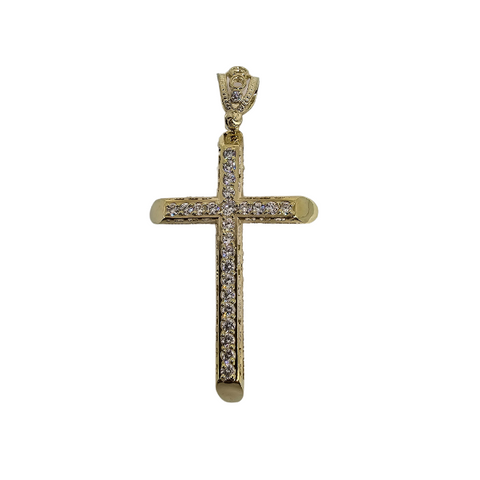 10K OR Pendentif Croix CAL-082