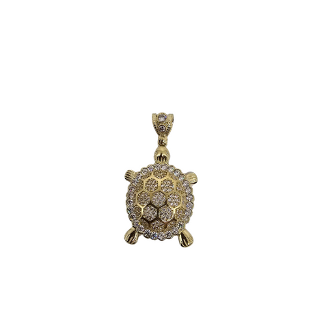 10K Pendentif en or jaune Tortue CAL-57