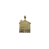 10K Pendentif Homme en or jaune Maison piege ASK-1106