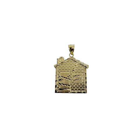 10K Pendentif Homme en or jaune Maison piege ASK-1106