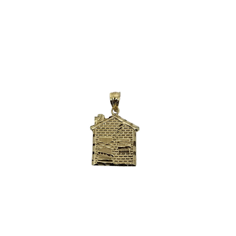 10K Pendentif Homme en or jaune Maison Piege  ASK-1092