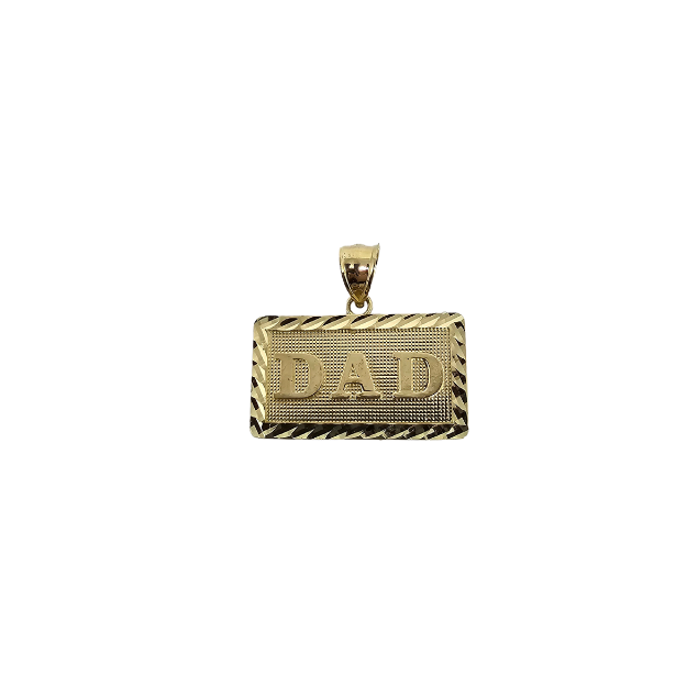 10K Pendentif Homme en or jaune Dad ASK-1139