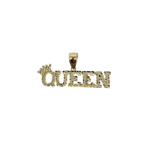 10K Pendentif Homme en or jaune Queen ASK-1135