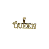 10K Pendentif Homme en or jaune Queen ASK-1135