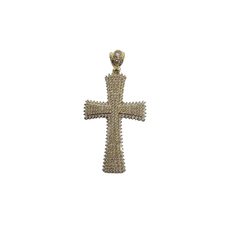 10K OR Pendentif Croix CAL-090