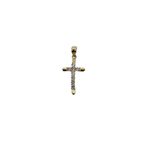 10K OR Pendentif Croix CAL-092