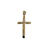 10K Pendentif Homme en or jaune Croix ASK-1080