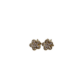 Fleur  en or 10K Boucle d'oreille MBS-1015