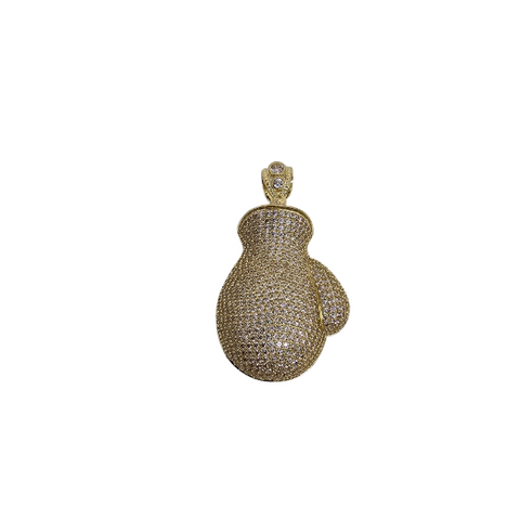 10K Pendentif Homme en or jaune Gant Crystalizer  CAL-46