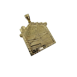 10K Pendentif Homme en or jaune Maison piege ASK-1098