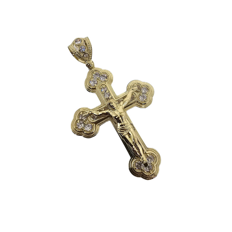 10K OR Pendentif Croix CAL-088