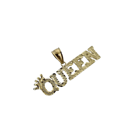 10K Pendentif Homme en or jaune Queen ASK-1135