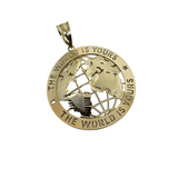 10K Pendentif Homme en or jaune Planete ASK-1117