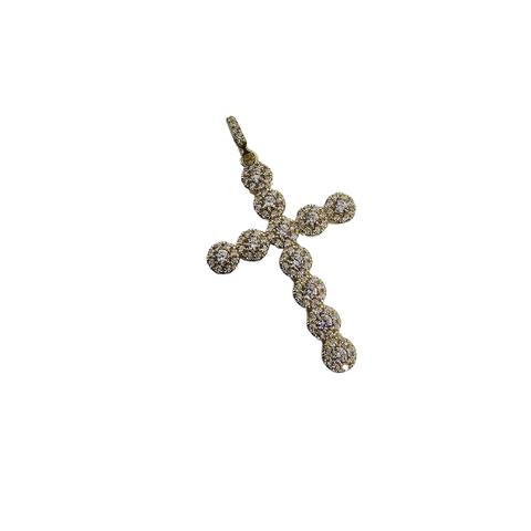 10K OR Pendentif Croix CAL-071