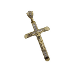 10K OR Pendentif Croix CAL-078
