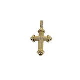 10K OR Pendentif Croix MBS-1053
