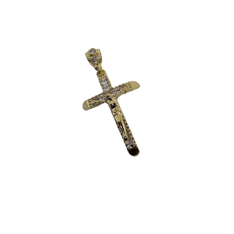 10K OR Pendentif Croix CAL-073
