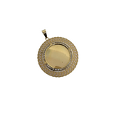 10K Pendentif Homme en or jaune Medaillon ASK-1096