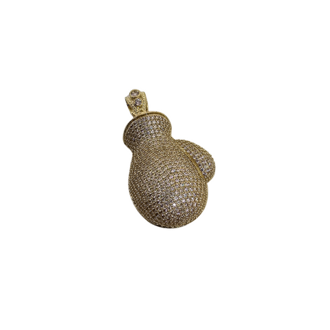 10K Pendentif Homme en or jaune Gant Crystalizer  CAL-46