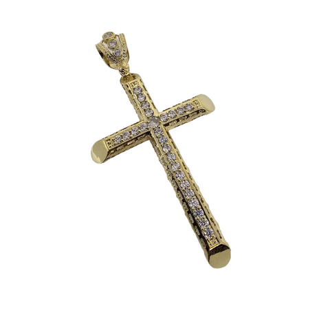 10K OR Pendentif Croix CAL-076
