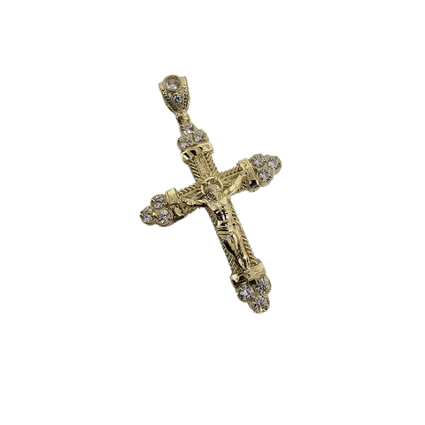 10K OR Pendentif Croix CAL-074