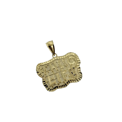 10K Pendentif Homme en or jaune Thug Life ASK-1132
