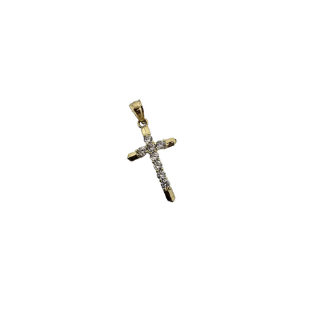 10K OR Pendentif Croix CAL-092