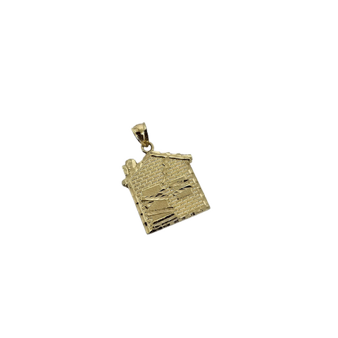 10K Pendentif Homme en or jaune Maison piege  ASK-1095