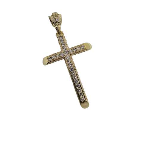 10K OR Pendentif Croix CAL-082