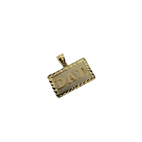10K Pendentif Homme en or jaune Dad ASK-1139