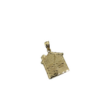 10K Pendentif Homme en or jaune Maison Piege  ASK-1092