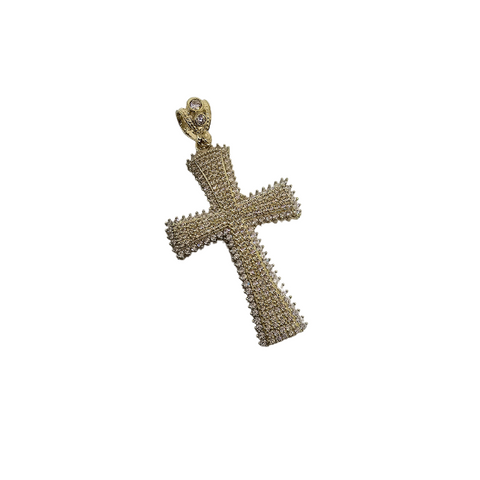 10K OR Pendentif Croix CAL-090