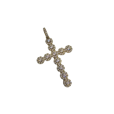10K Pendentif Homme en or jaune Croix ASK-1086