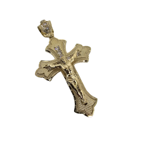 10K OR Pendentif Croix CAL-081