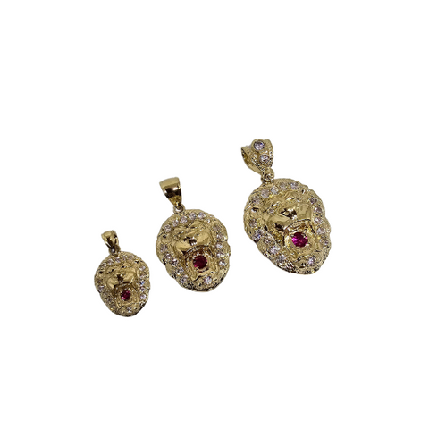 10K Pendentif Homme en or jaune  Lion  CAL-51