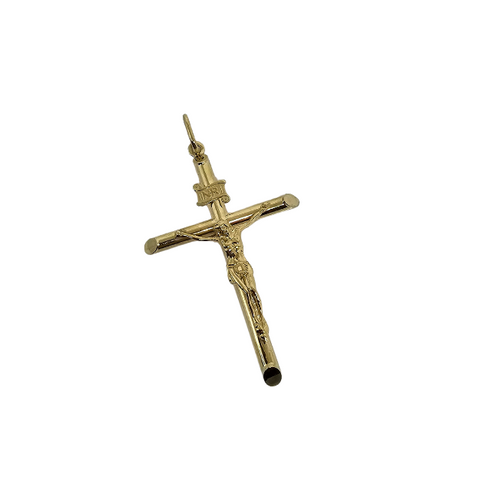 10K Pendentif Homme en or jaune Croix ASK-1078