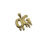 10K Pendentif Homme en or jaune OG ASK-1140