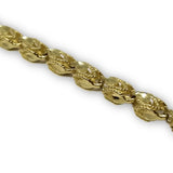 Bracelet Cyclone en or 10K Unisex coupe diamond cut WBG-300 - OR QUEBEC