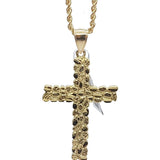 Torsade 2.5MM 10K Avec Croix en OR 10K MNG-130 - OR QUEBEC